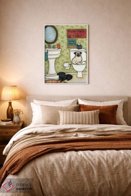 تابلو دکوراتیو باد شکم پاگی اثر جیمی موراث - D5W