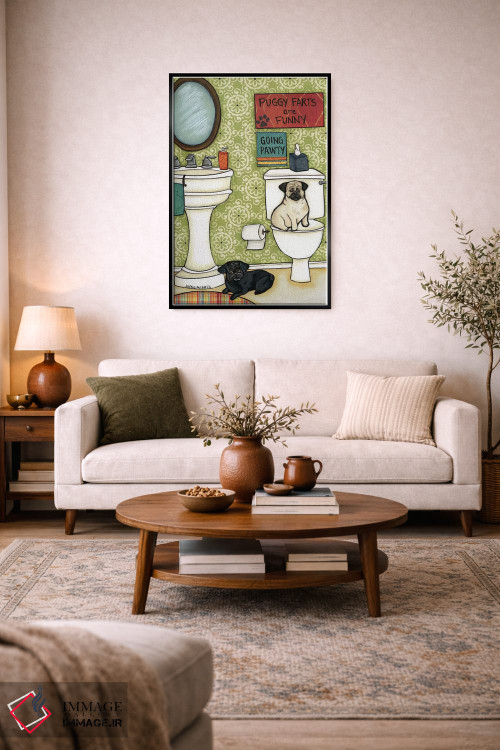 تابلو دکوراتیو باد شکم پاگی اثر جیمی موراث - D3B