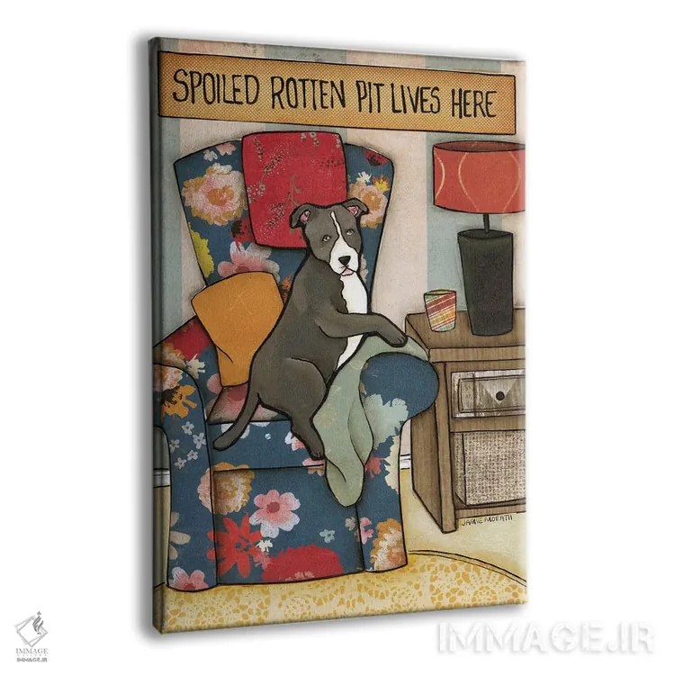 تابلو دکوراتیو پیت لوس و ننر اثر جیمی موراث - نمای پرسپکتیو محصول