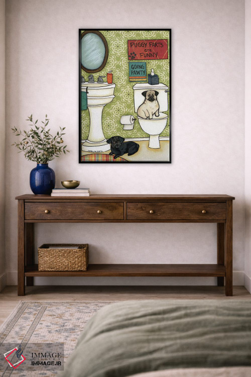 تابلو دکوراتیو باد شکم پاگی اثر جیمی موراث - D4B