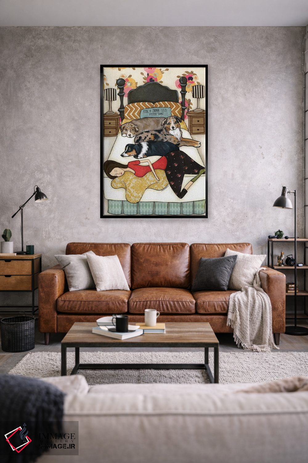 تابلو دکوراتیو بیدار شو و بدرخش اثر جیمی موراث - D1B