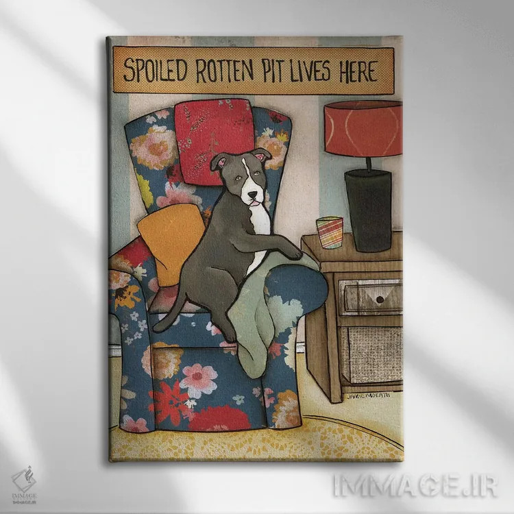 تابلو دکوراتیو پیت لوس و ننر اثر جیمی موراث - نمای روبهرو روی دیوار