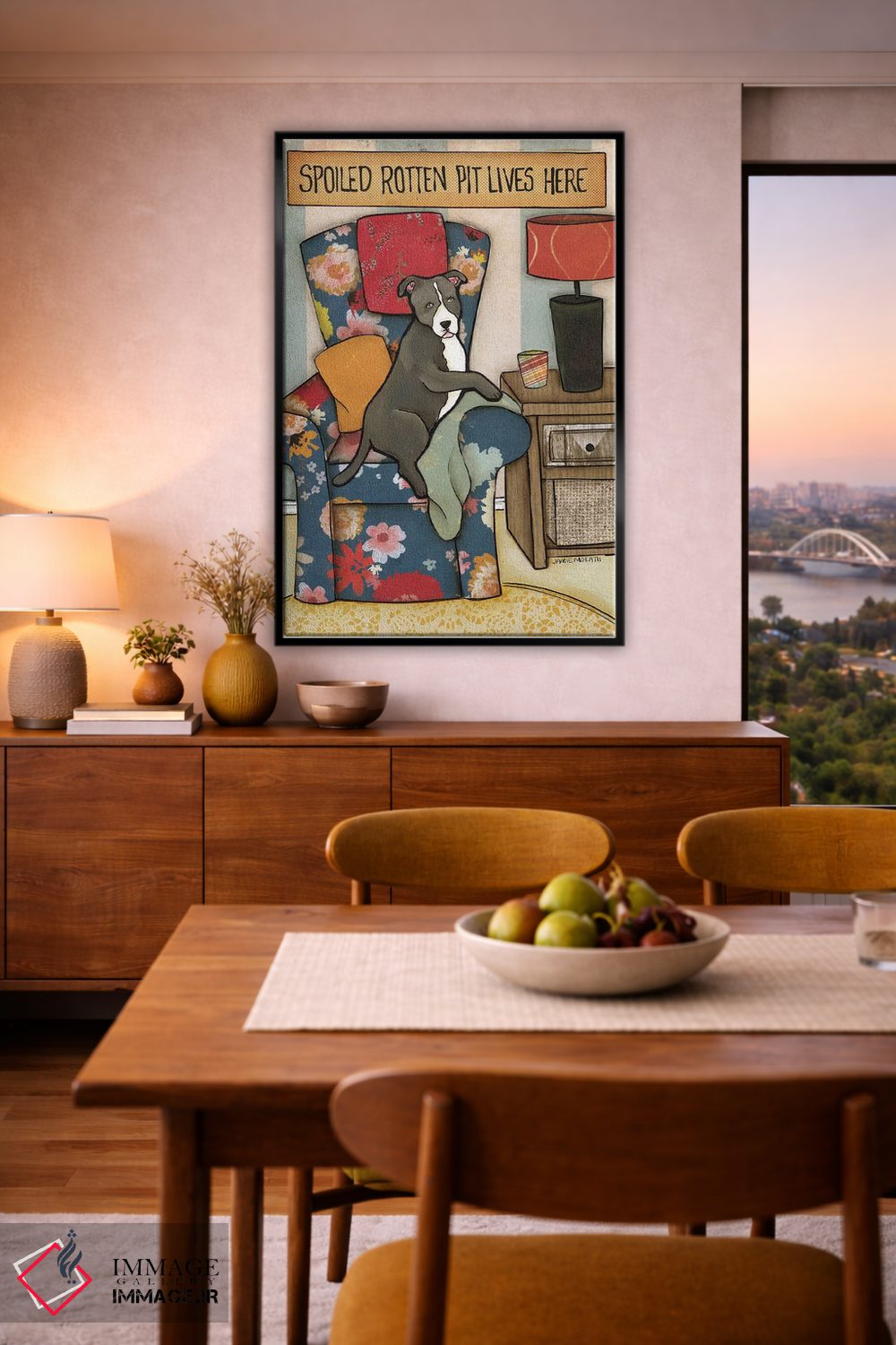 تابلو دکوراتیو پیت لوس و ننر اثر جیمی موراث - D6B