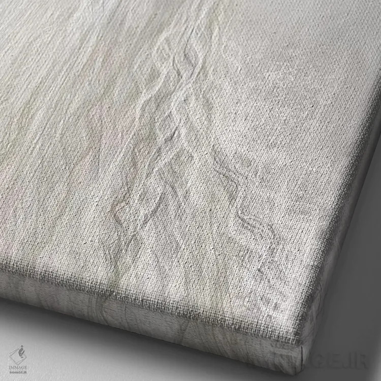 تابلو مدرن لولو شترلاما از نمای نزدیک اثر مارلا ری - نمای نزدیک بافت بوم