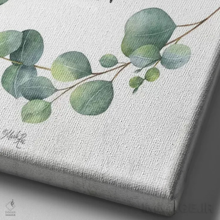 تابلو مدرن در باران برقص اثر مارلا ری - نمای نزدیک بافت بوم