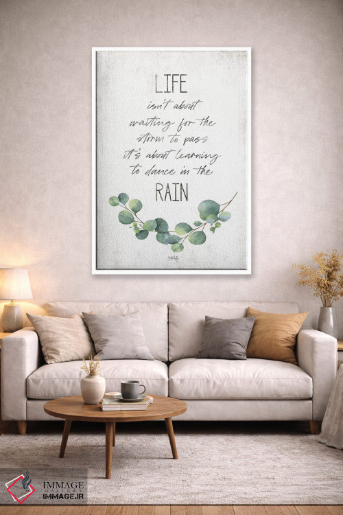 تابلو مدرن در باران برقص اثر مارلا ری - D1W