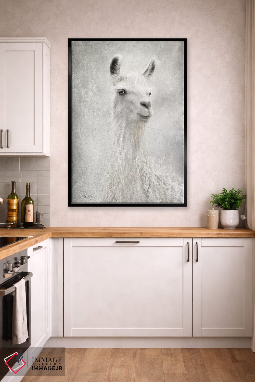 تابلو مدرن لولو شترلاما از نمای نزدیک اثر مارلا ری - D2B