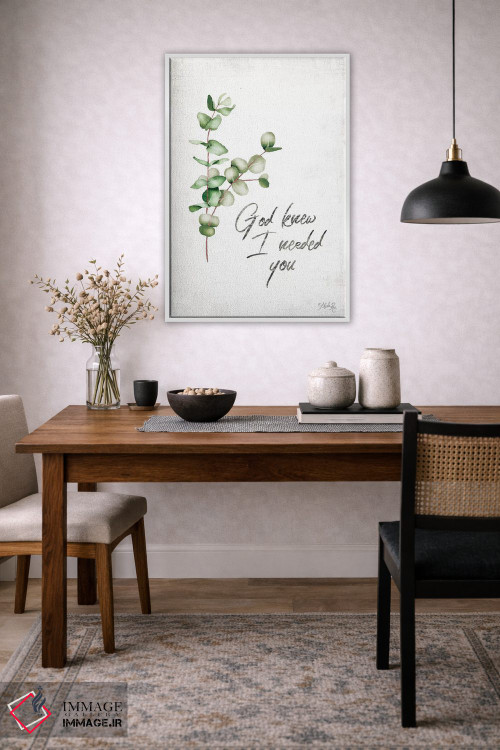 تابلو مدرن خدا می دانست که به تو نیاز دارم اثر مارلا ری - D3W