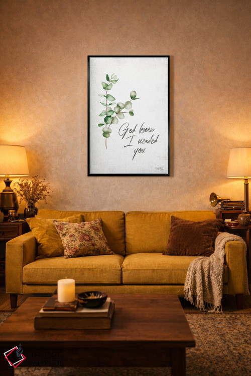 تابلو مدرن خدا می دانست که به تو نیاز دارم اثر مارلا ری - D5B