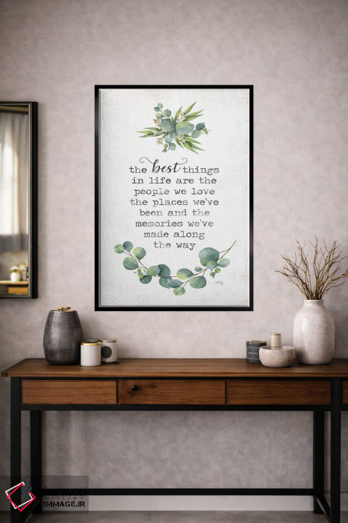 تابلو مدرن بهترین چیزها اثر مارلا ری - D1B