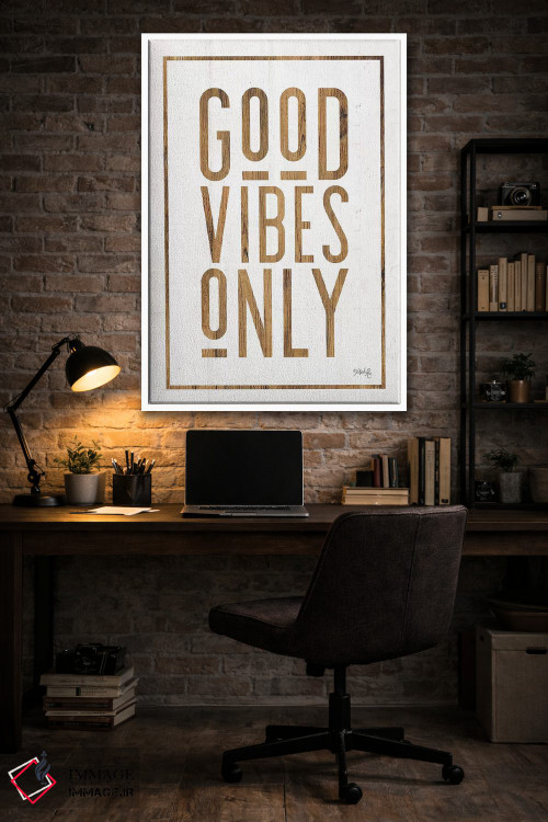 تابلو مدرن فقط انرژی مثبت اثر مارلا ری - D3W