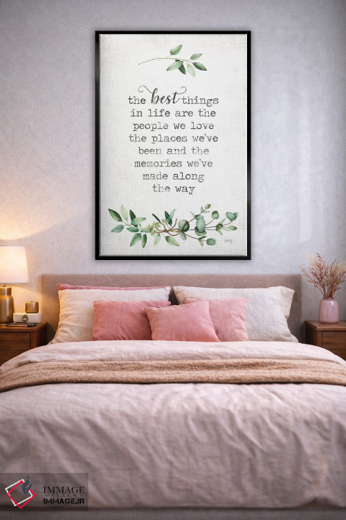 تابلو مدرن بهترین چیزها اثر مارلا ری - D2B