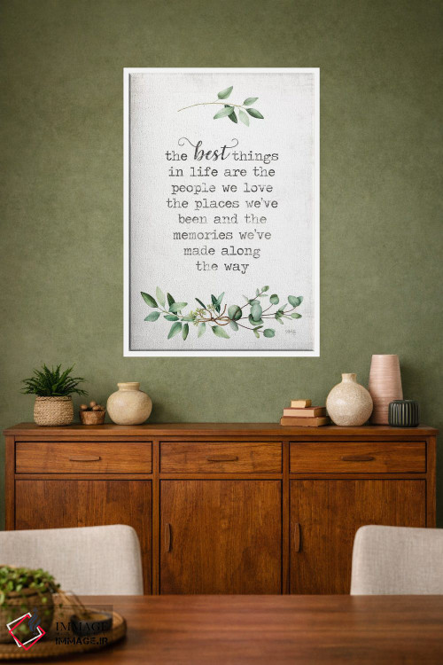 تابلو مدرن بهترین چیزها اثر مارلا ری - D1W