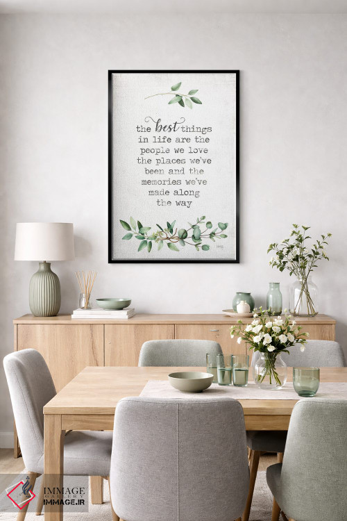تابلو مدرن بهترین چیزها اثر مارلا ری - D5B