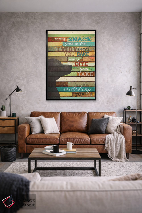 تابلو دکوراتیو حواسم به تو هست اثر مارلا ری - D2B