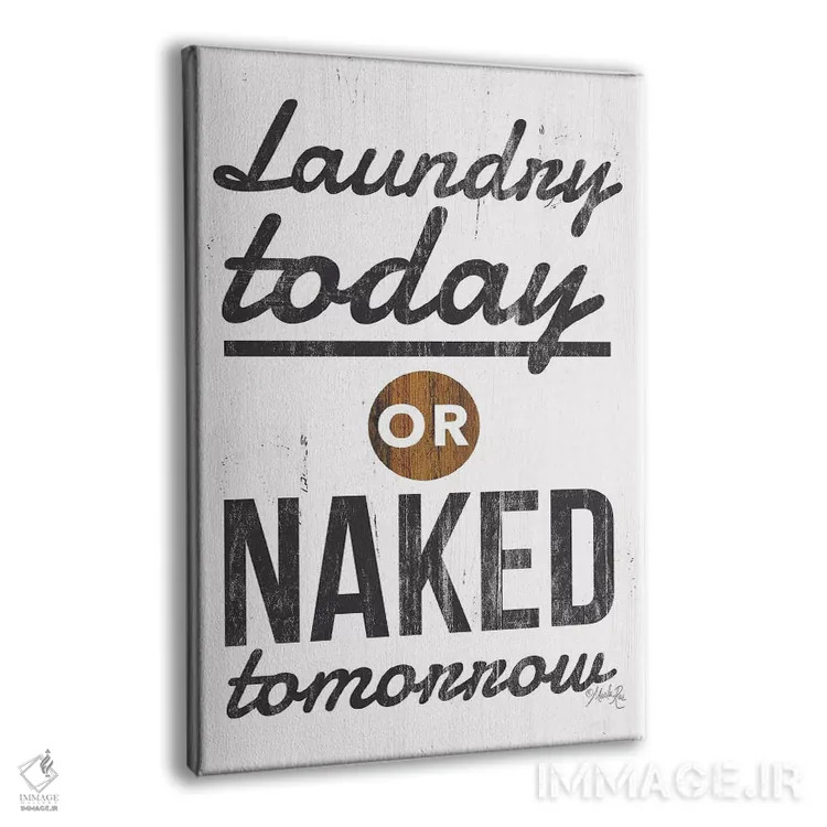 تابلو مدرن رختشویی امروز اثر مارلا ری - نمای پرسپکتیو محصول