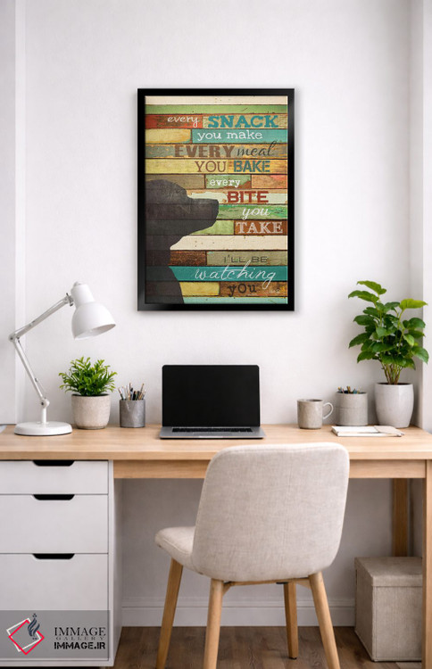 تابلو دکوراتیو حواسم به تو هست اثر مارلا ری - D6B