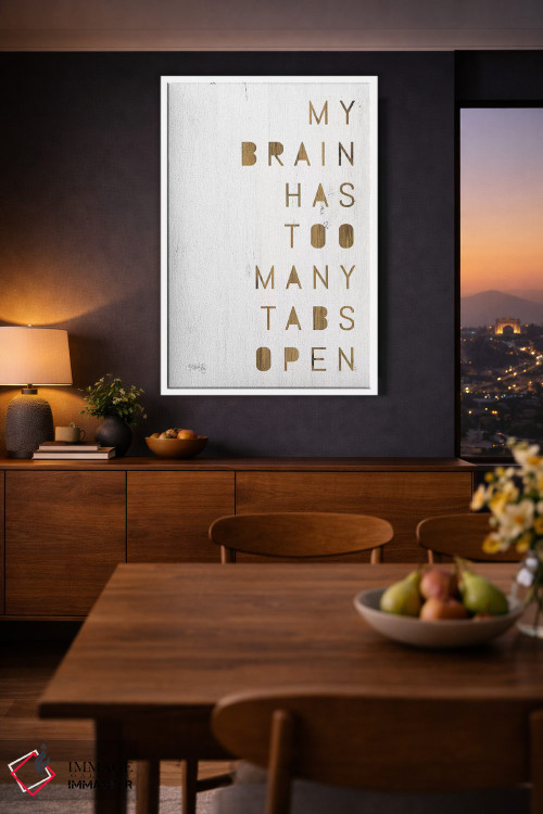 تابلو دکوراتیو مغز من اثر مارلا ری - D3W