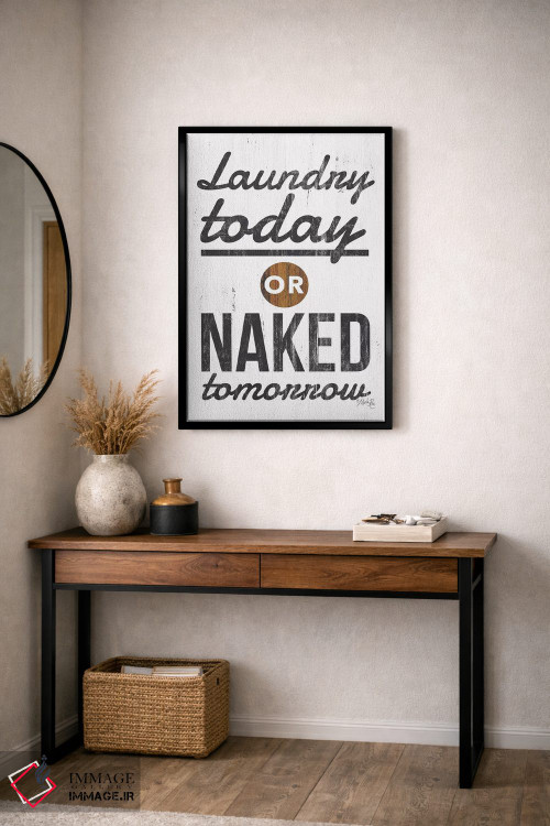 تابلو مدرن رختشویی امروز اثر مارلا ری - D4B