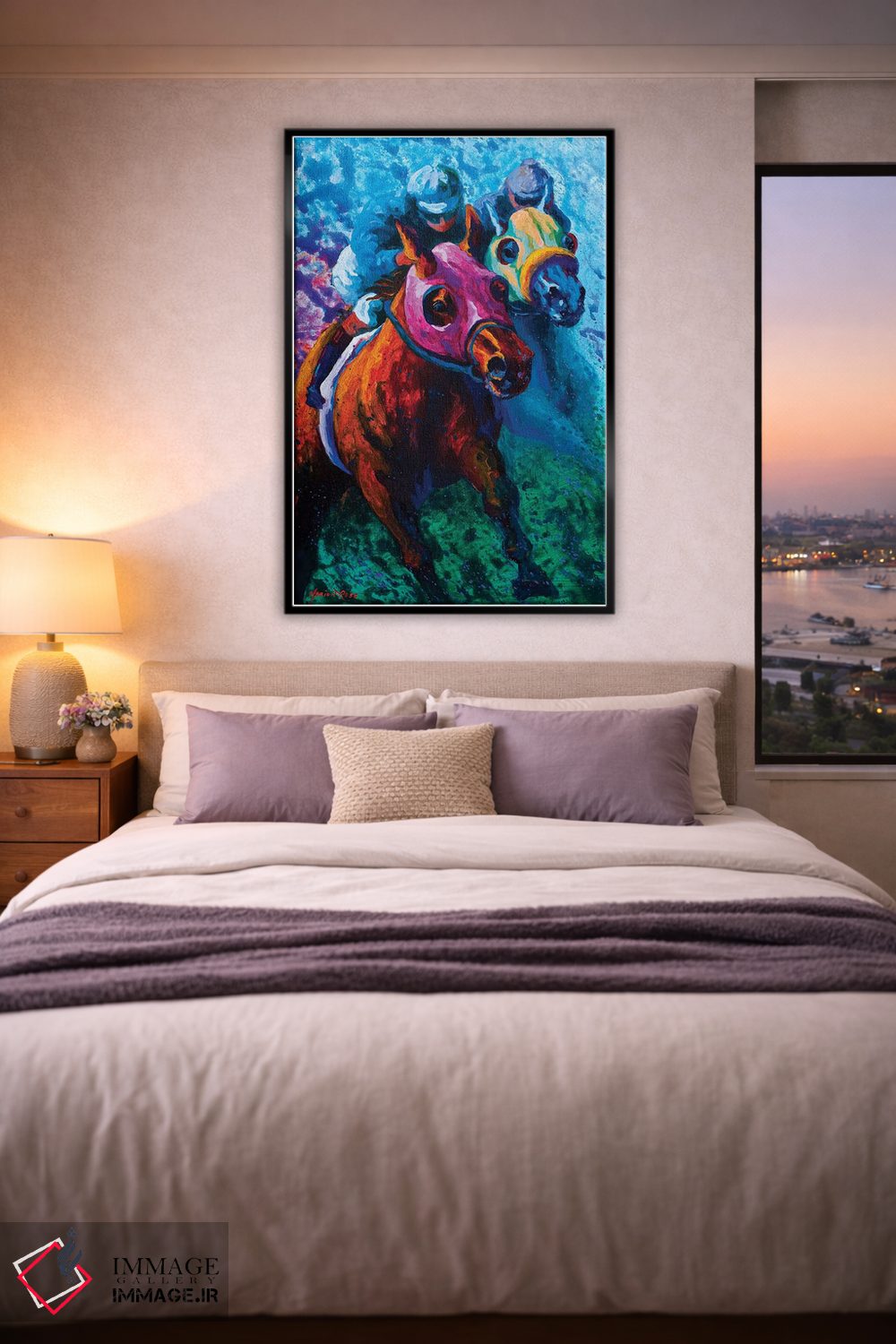 تابلو دکوراتیو خون های آبی اثر ماریون رز - D5B