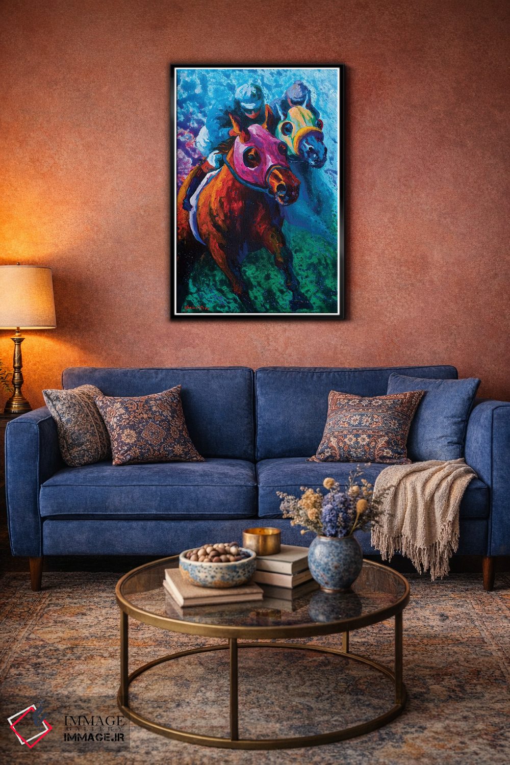 تابلو دکوراتیو خون های آبی اثر ماریون رز - D4B