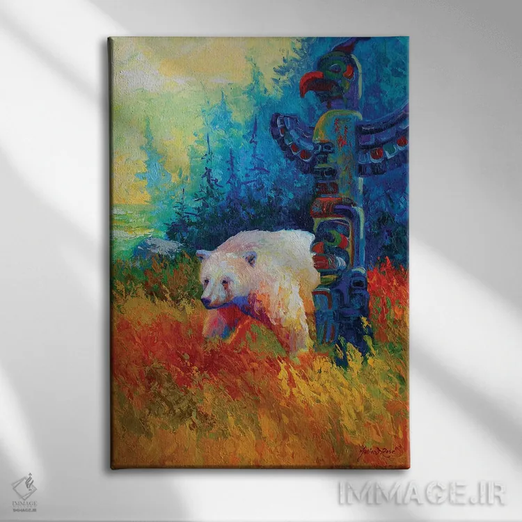 تابلو دکوراتیو ارواح همسان اثر ماریون رز - نمای روبهرو روی دیوار