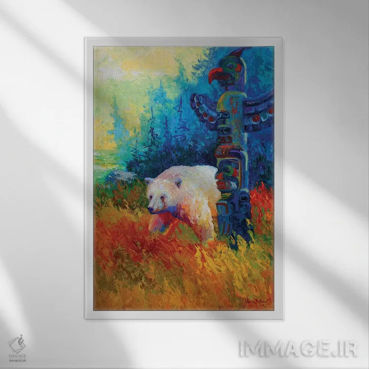 تابلو دکوراتیو ارواح همسان اثر ماریون رز - نمای قابدار سفید