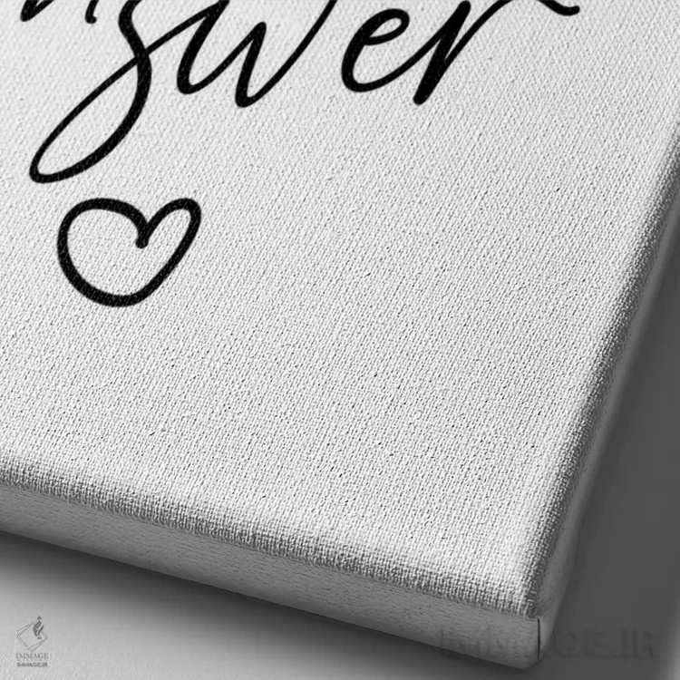 تابلو دکوراتیو موسیقی راه حل است اثر مامبو آرت استودیو - نمای نزدیک بافت بوم