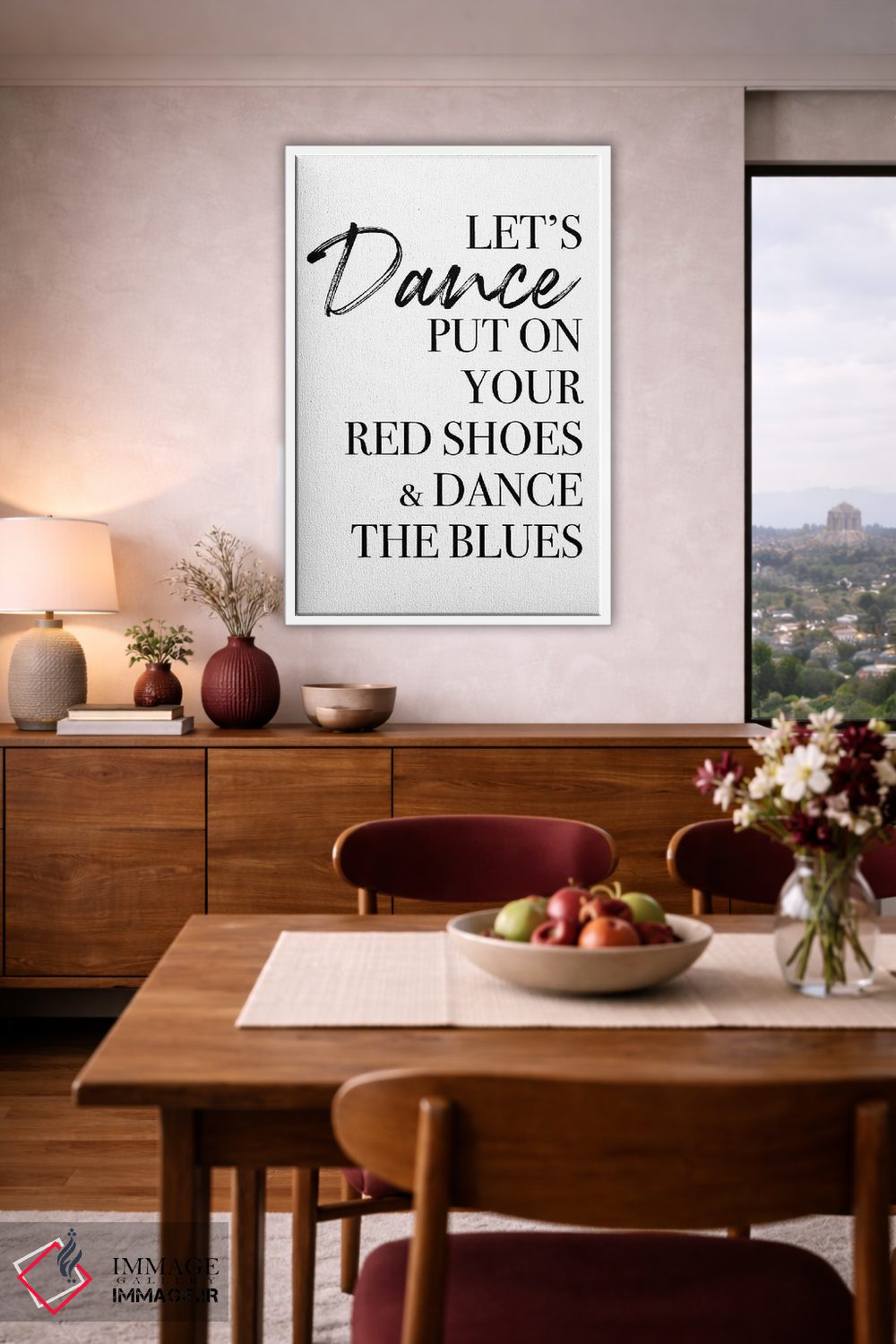 تابلو دکوراتیو بیایید برقصیم اثر مامبو آرت استودیو - D3W