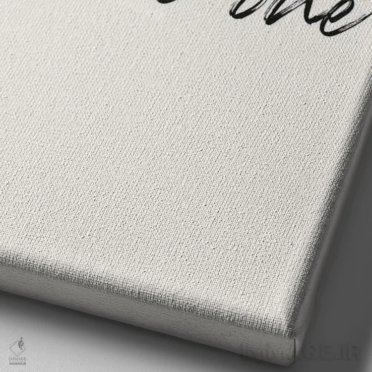 تابلو دکوراتیو جمله راهی پیدا کن یا بساز اثر مامبو آرت استودیو - نمای نزدیک بافت بوم