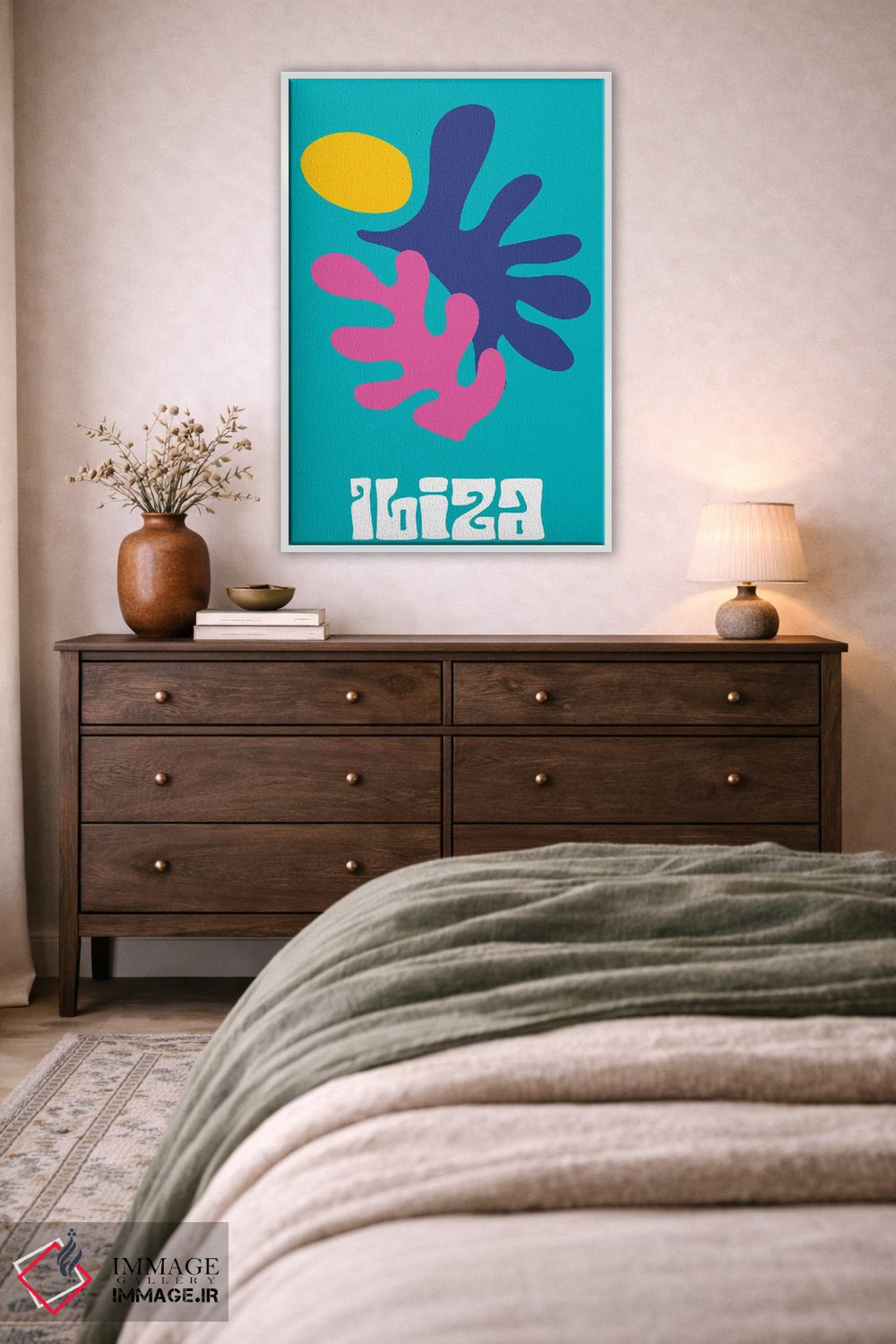 تابلو مینیمال ایبیزا اثر مامبو آرت استودیو - D3W