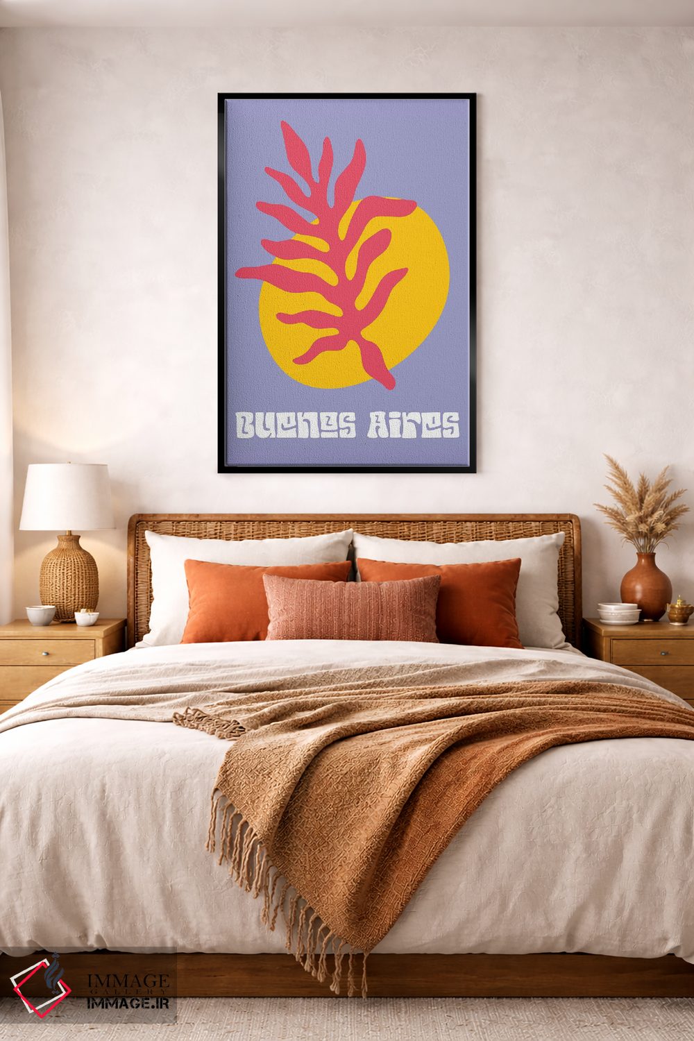 تابلو مینیمال بوئنوس آیرس اثر مامبو آرت استودیو - D5B