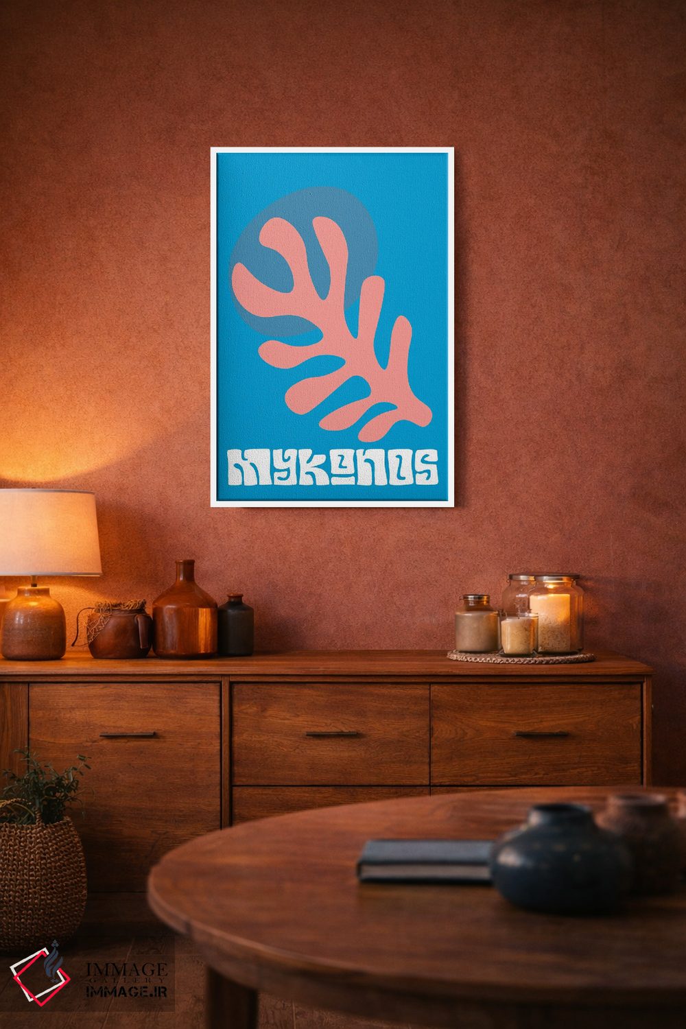 تابلو مینیمال میکنوس اثر مامبو آرت استودیو - D4W