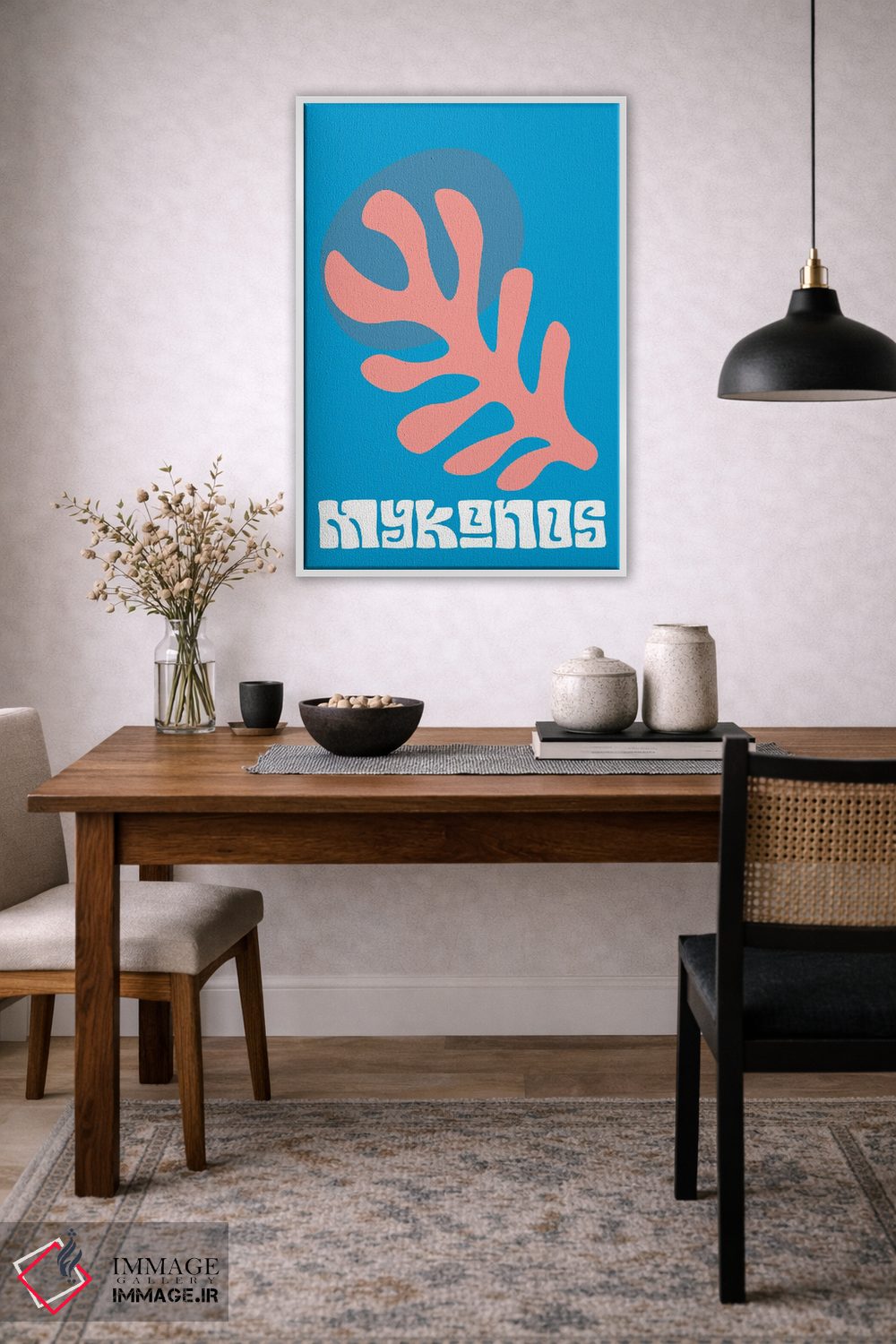 تابلو مینیمال میکنوس اثر مامبو آرت استودیو - D3W