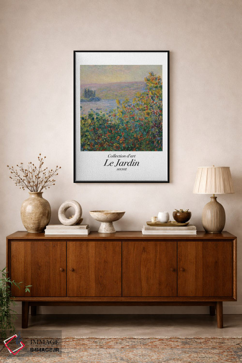 تابلو دکوراتیو باغ کلاسیک اثر مامبو آرت استودیو - D1B