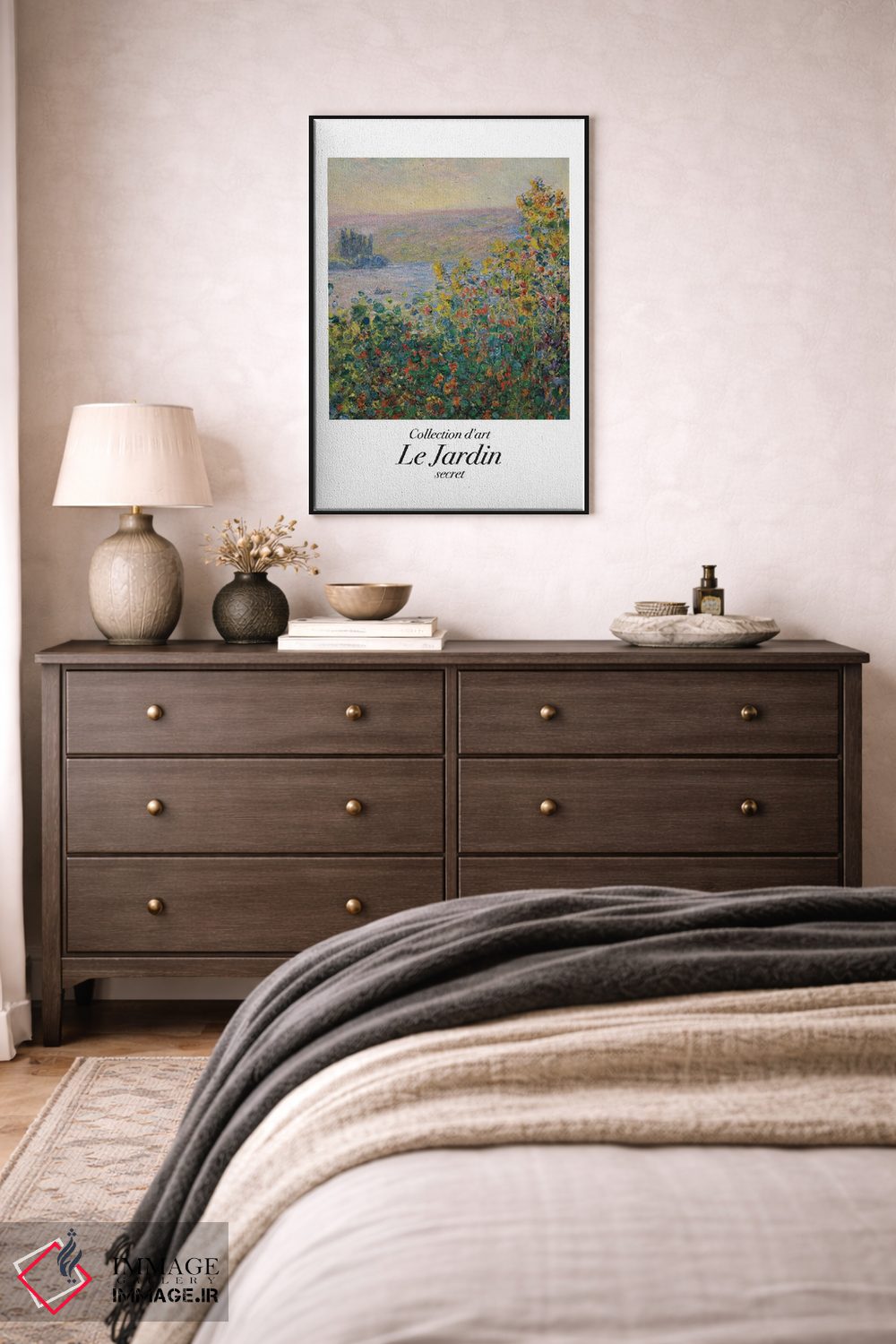 تابلو دکوراتیو باغ کلاسیک اثر مامبو آرت استودیو - D6B