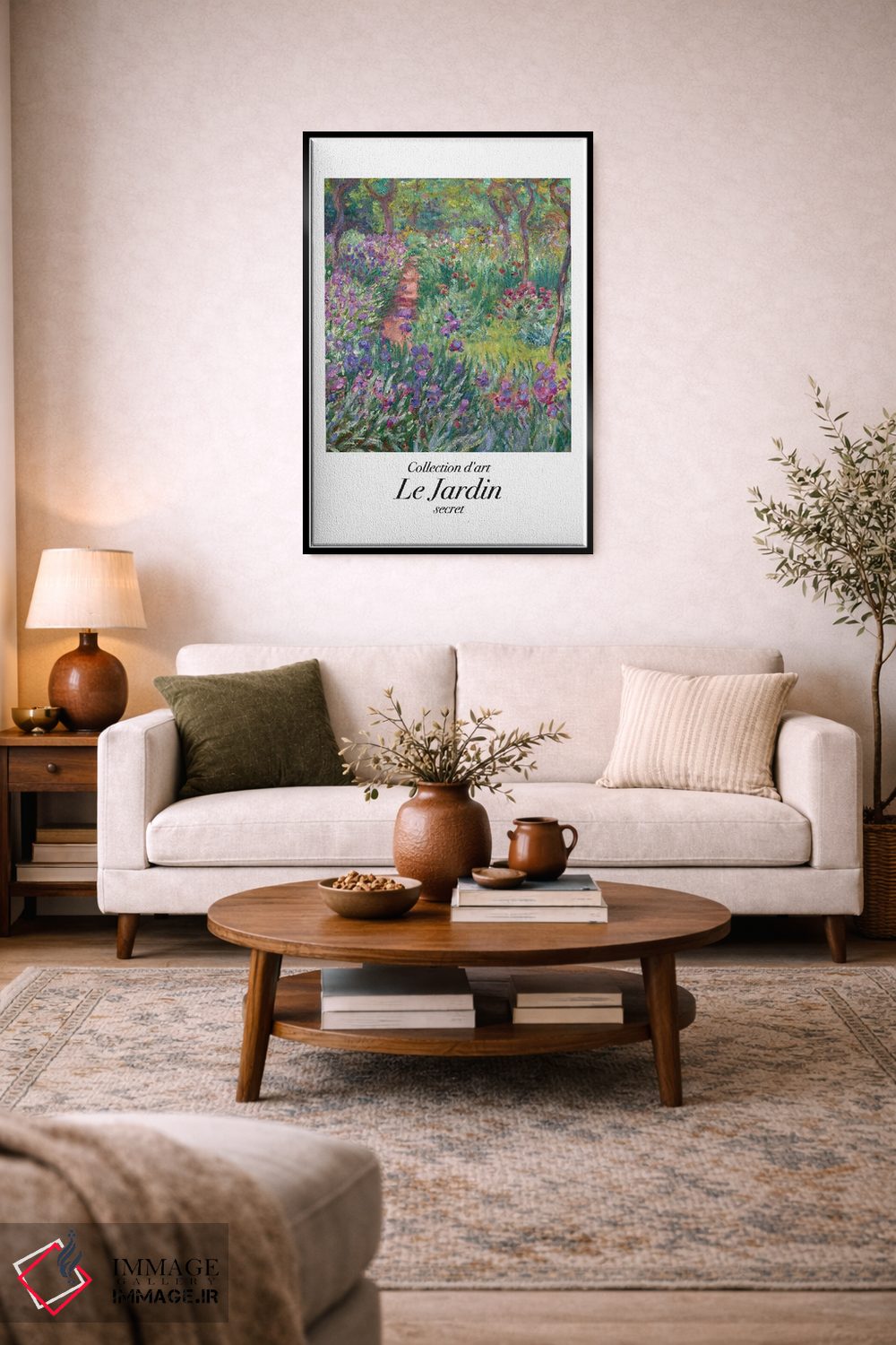 تابلو دکوراتیو باغ کلاسیک ۲ اثر مامبو آرت استودیو - D4B
