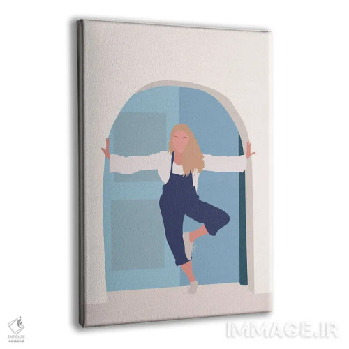 تابلو مینیمال فیلم "ماما میا" گروه آبا اثر مامبو آرت استودیو - نمای پرسپکتیو محصول