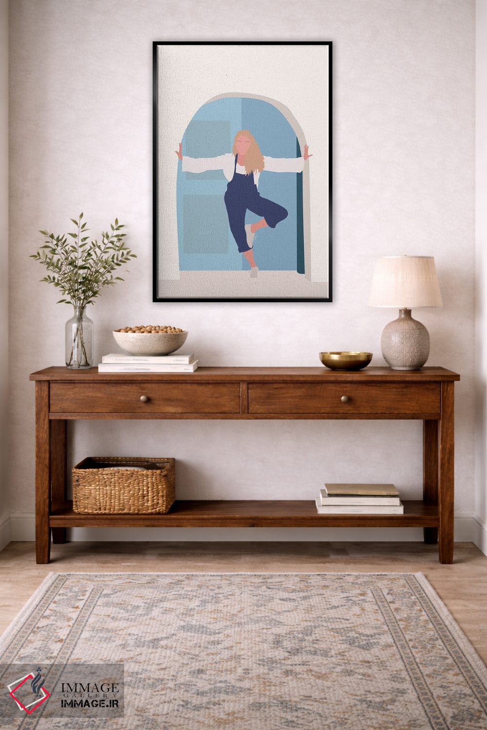 تابلو مینیمال فیلم "ماما میا" گروه آبا اثر مامبو آرت استودیو - D4B