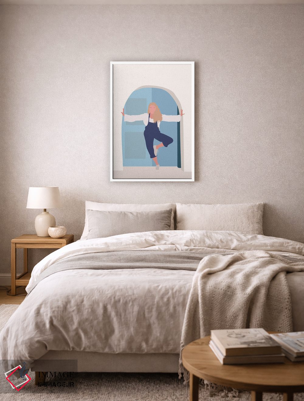 تابلو مینیمال فیلم "ماما میا" گروه آبا اثر مامبو آرت استودیو - D6W