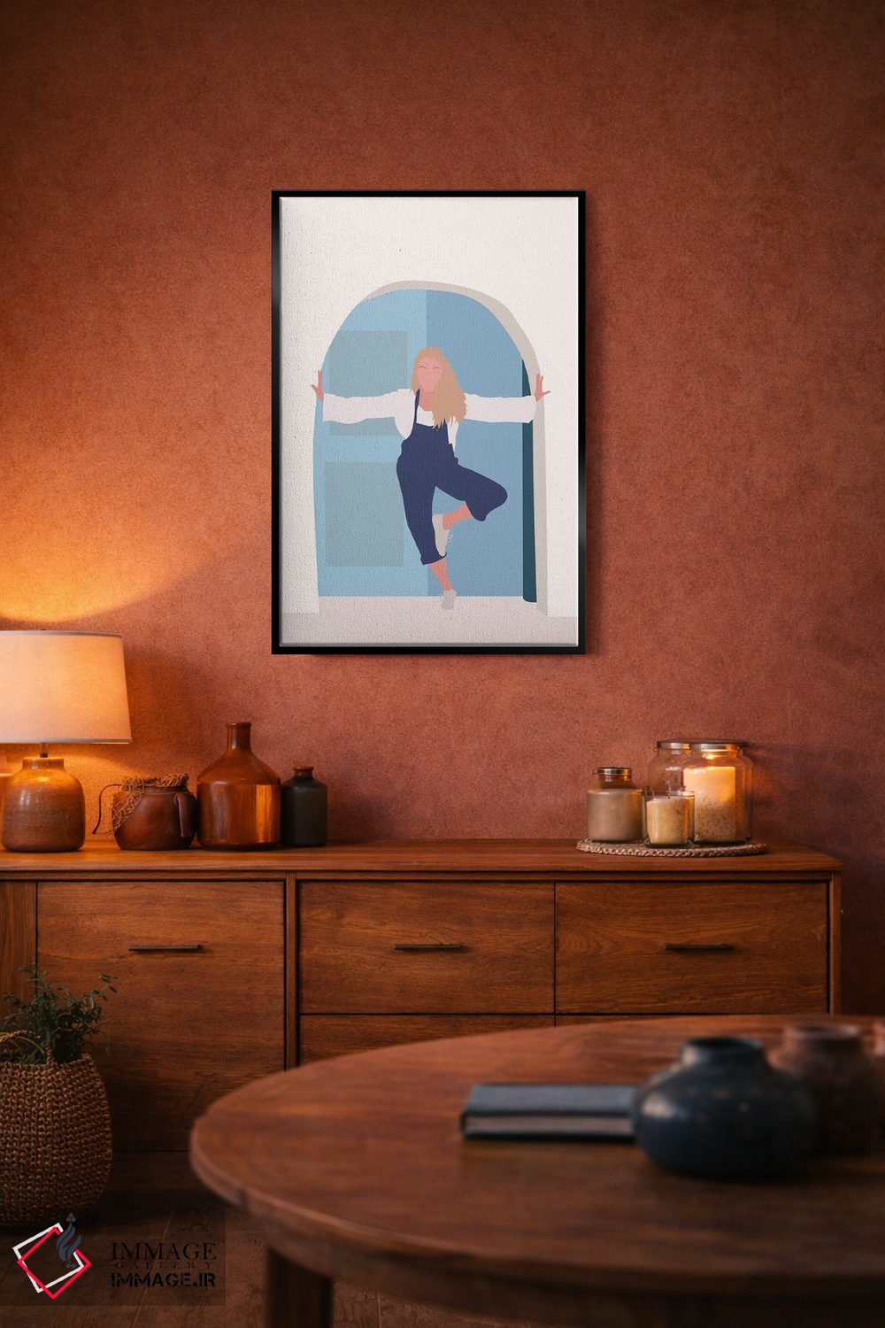 تابلو مینیمال فیلم "ماما میا" گروه آبا اثر مامبو آرت استودیو - D5B