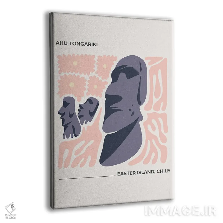 تابلو دکوراتیو آهو تونگاریکی اثر مامبو آرت استودیو - نمای پرسپکتیو محصول