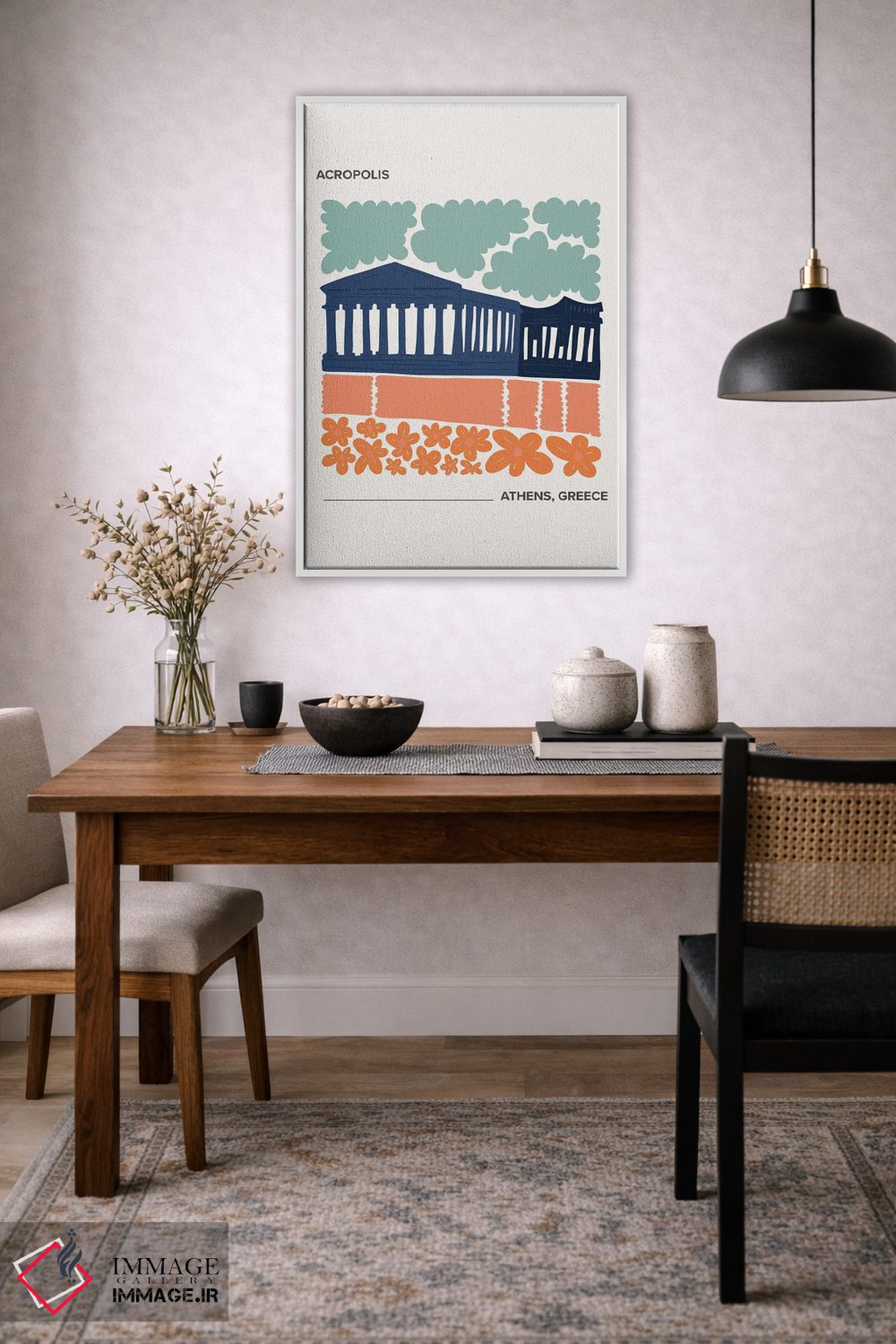 تابلو دکوراتیو آکروپولیس اثر مامبو آرت استودیو - D5W
