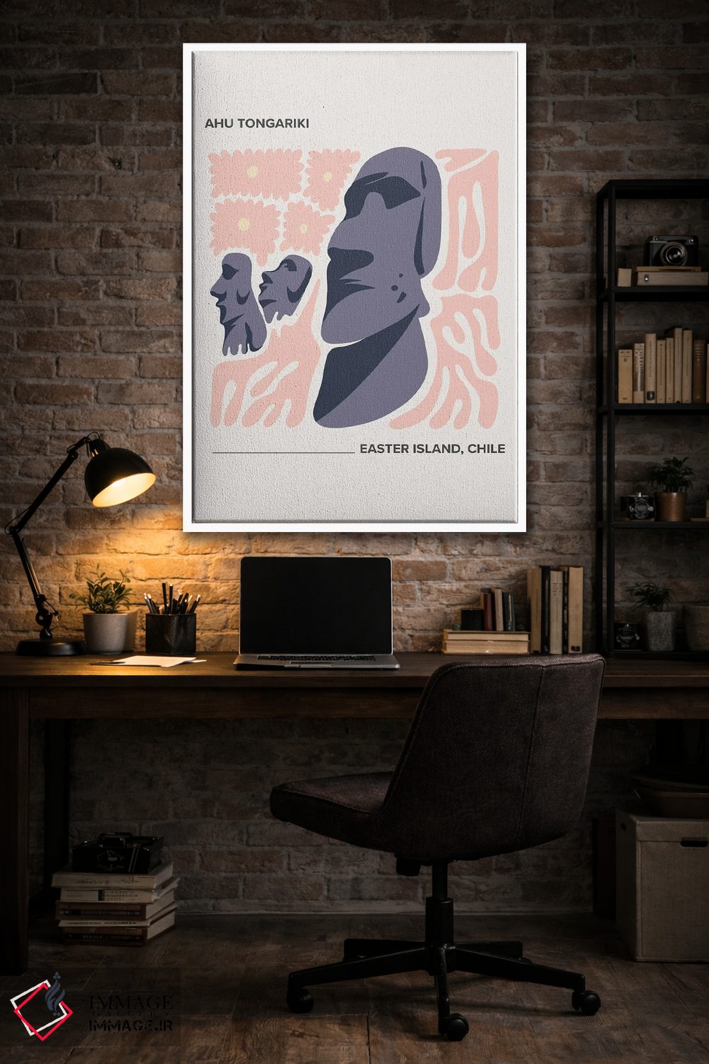 تابلو دکوراتیو آهو تونگاریکی اثر مامبو آرت استودیو - D4W