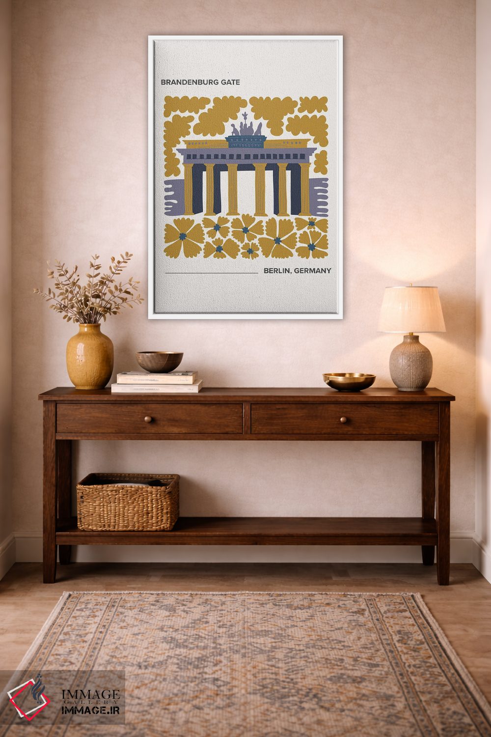 تابلو دکوراتیو دروازه براندنبورگ اثر مامبو آرت استودیو - D1W