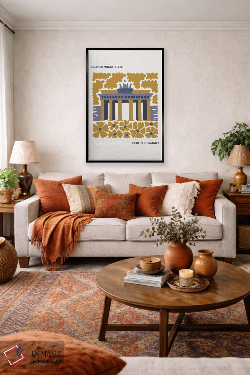 تابلو دکوراتیو دروازه براندنبورگ اثر مامبو آرت استودیو - D3B