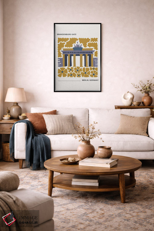 تابلو دکوراتیو دروازه براندنبورگ اثر مامبو آرت استودیو - D4B