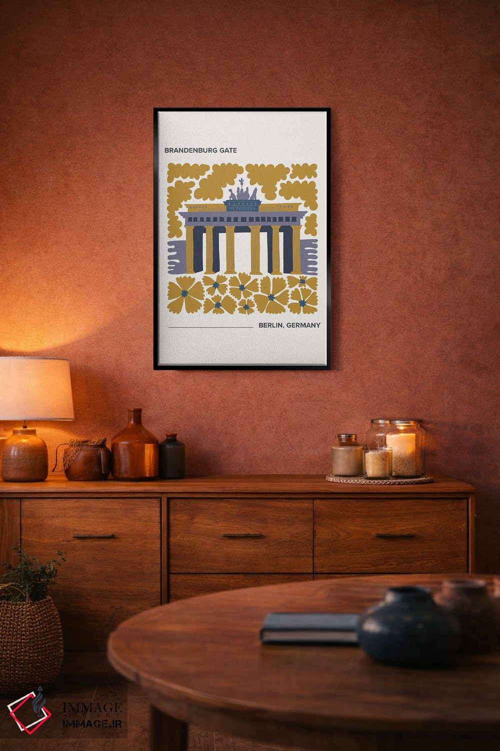 تابلو دکوراتیو دروازه براندنبورگ اثر مامبو آرت استودیو - D5B