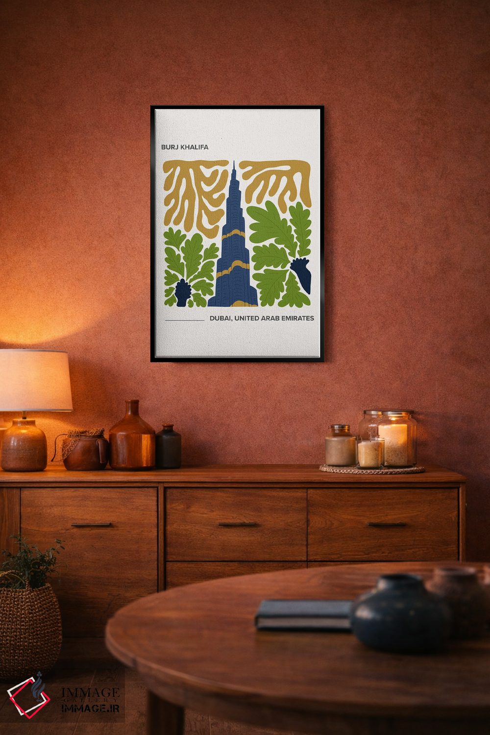 تابلو دکوراتیو برج خلیفه اثر مامبو آرت استودیو - D4B