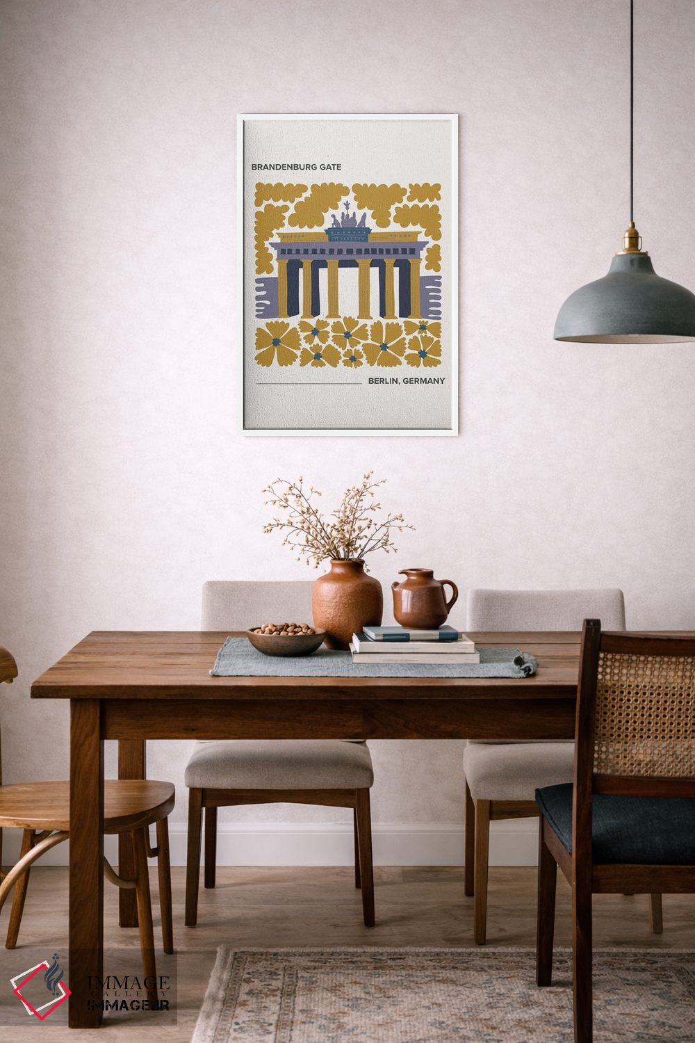 تابلو دکوراتیو دروازه براندنبورگ اثر مامبو آرت استودیو - D6W